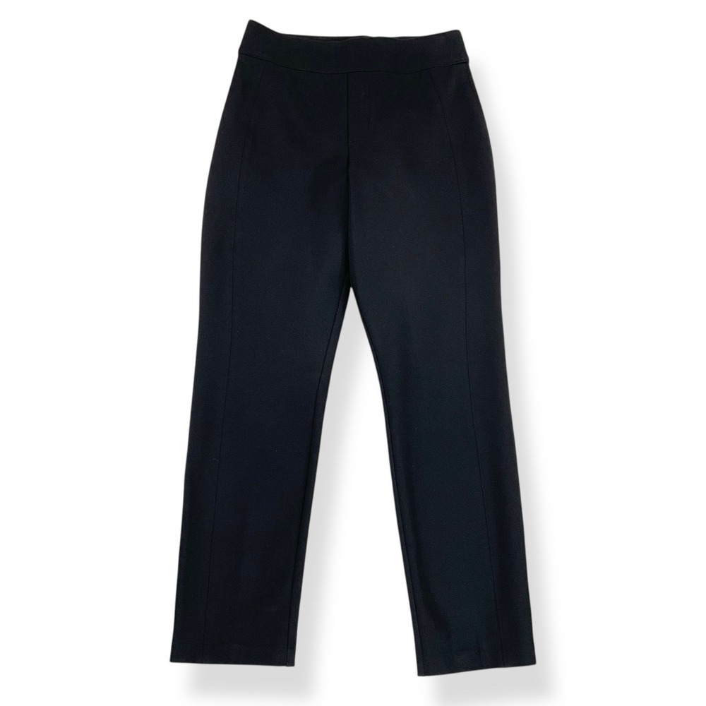 Spanx Pants Women Small Black The Perfect Slim Straight Ponte Pull On 20254Q